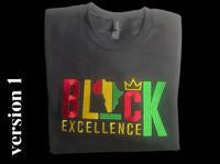 Image 2 of Black excellence / Custom Color Embroidert / Hoodie / Sweatshirt
