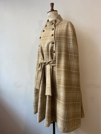 Image 5 of Check Stalker Belted Cape