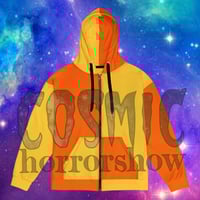 Image 1 of Orange n Yellow zip hoodie