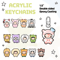 Image 1 of 1.5” Acrylic Keychains - SEVENTEEN 10th Anniversary