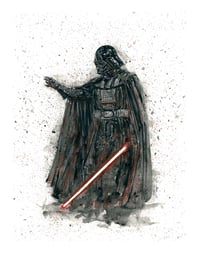 Lack of Faith Darth Vader Signed Art Print