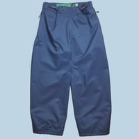 Image 1 of DENIM BLUE EXTRA-BAGGY TECH LIZARD PANTS