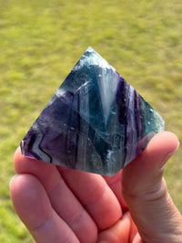 Image 4 of Rainbow Fluorite Crystal Pyramid #2285