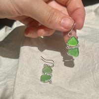 Image 3 of GREEN LADE EARRINGS