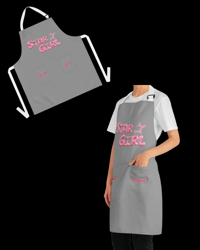 Gray “StarGirl” Nail Tech Apron