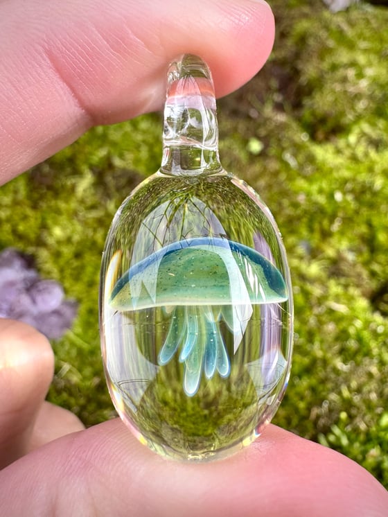 Image of IO star jellyfish pendant