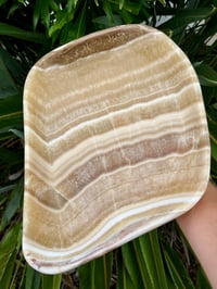 Image 10 of Large Banded Orange Calcite Crystal Bowl #2778