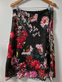 Image 2 of Kylie Jane Lace skirt- crochet flowers 