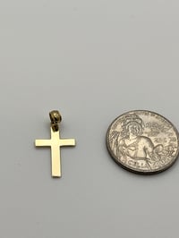 Image 1 of 14k Cross Plain