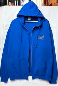Image 2 of BLUE LIZARD ZIP HOODIE