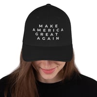 Image 20 of MAGA Make America Great Again - Flex Fit Structured Twill Cap