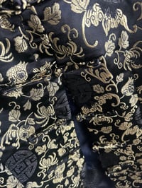 Image 3 of Vintage oriental blazer, black and gold