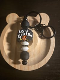 Living My Best Life Keychain 