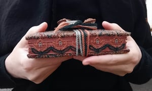 EVRIM — carnet reliure copte — pages rondes — 