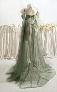 Image 3 of Sage maternity photoshoot tulle dress Marina | size M