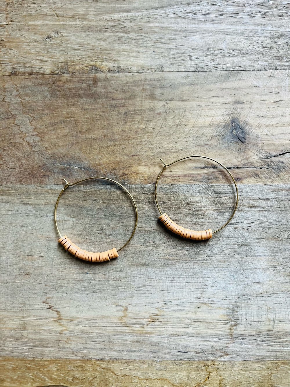 Image of Large Tan Hoop