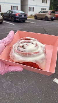 Image 1 of Red Velvet Cinnamon Rolls