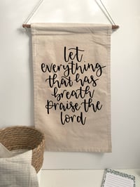 Psalm 150:6 Canvas Wall Hanging Banner 