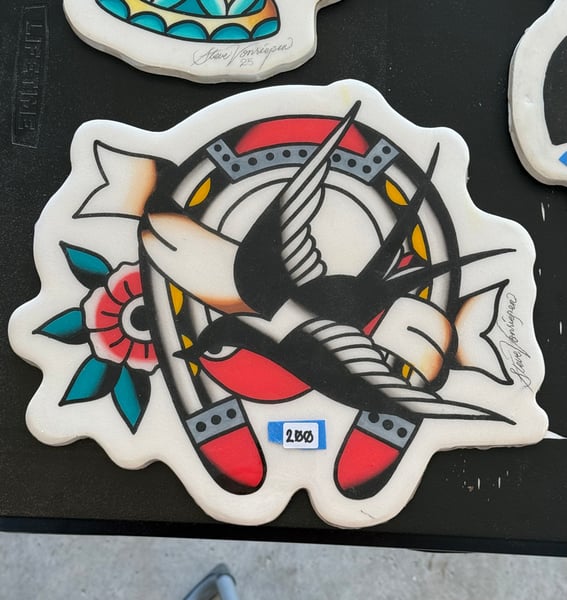 Image of Acrylic/ wood 