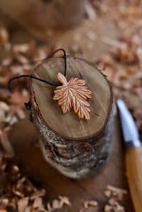 Image 4 of Maple Leaf— Pendant Necklace 