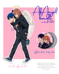 Aki angel merch bundle set