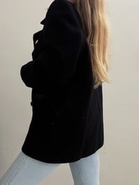 Image 2 of Vintage wool black jacket // L