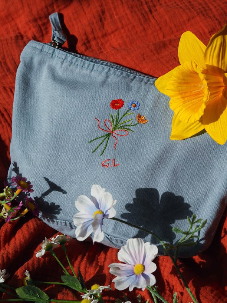 Image of Denim Accessory bag - 5 colours available