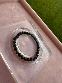 Image 4 of Silver Obsidian 银曜石手链