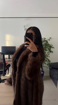 Image 2 of Faux Fur Long Coat 