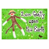 live gently postcard