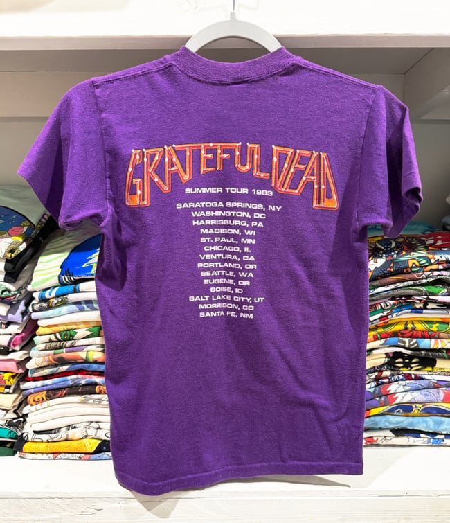 Grateful Dead 1983 Summer Tour DEAD HEADS T-Shirt - Fits SM