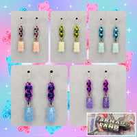 Image 1 of Pastel Gummy Bear Earrings