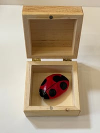 Image 11 of Hand Painted Wooden Box and ‘hug’ 