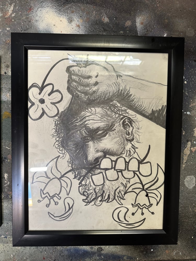 Image of “HEAD OF GOLIATH” drawing