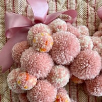 Image 3 of Pink Pom Wreath