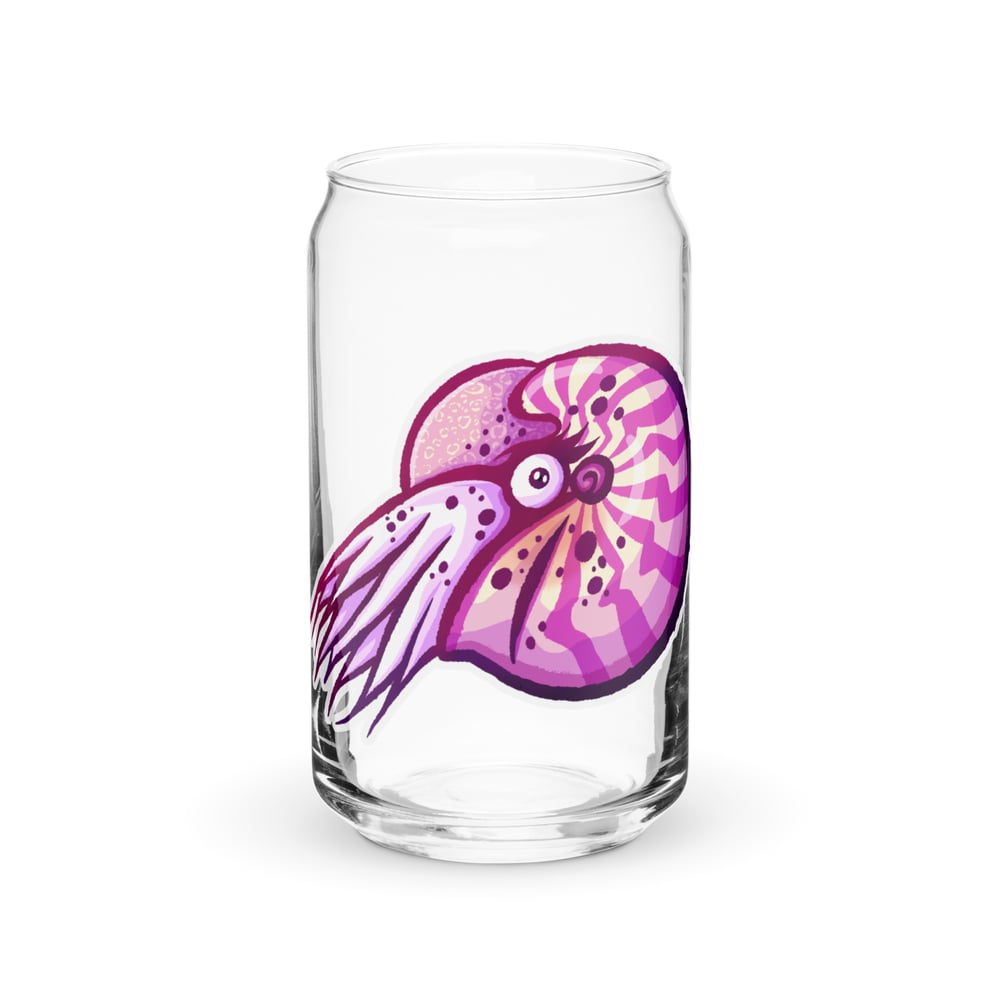 Image of Natalie the Nautilus Can-shaped glass