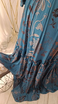 Image 4 of Boho maxi dress for photoshoot | Lorette | size S-M-L | turquoise | photo props