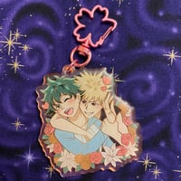 Image 2 of BakuDeku & KiriBaku Rainbow Acrylic Keychains