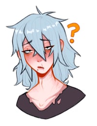 Confused Shigaraki Sticker