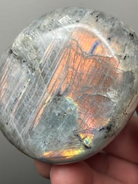 Image 2 of Sunset Labradorite Palm Stone #2811