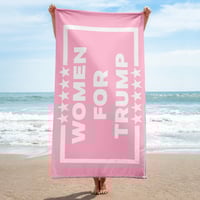 Image 2 of Women For Trump Cotton Candy - Towel from PatriotsCo.com