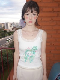 Image 1 of ♫• ℜ3𝔫 + 𝔗3𝔰0𝔯𝔬 ★ Baby tee Clover dream