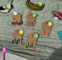 Glass Scrap Earrings