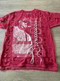 Image 1 of Large red biggie lace destroyed 