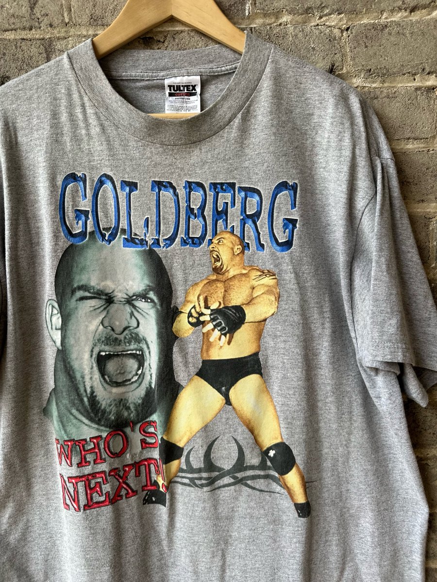 Image of 90s Vintage Goldberg -Who’s Next Wrestling Tee, SIZE: XL