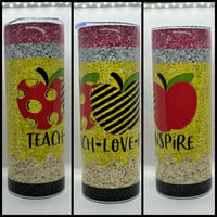 TEACH LOVE INSPIRE TUMBLER 