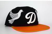 Image 5 of Double Dove orange brim SnapBack