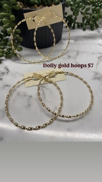 Dolly gold hoops