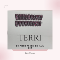 Medium Square Press On Nail Set Terri