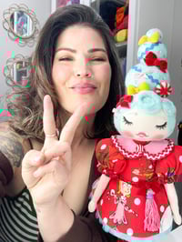 Image 5 of HOLIDAY MEDIUM ART DOLL SEUSS INSPIRED